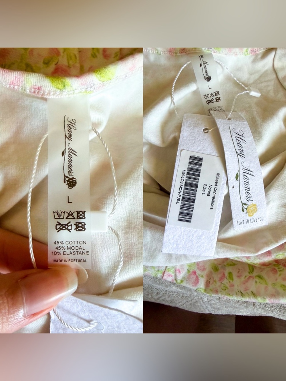 Heavy Manners Missed Connections Maxi Dress Floral Nonna Large NWT - Picture 5 of 10